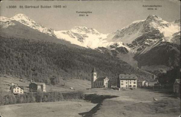 St Gertraud Sulden Vertainspitze Schöntaufspitze