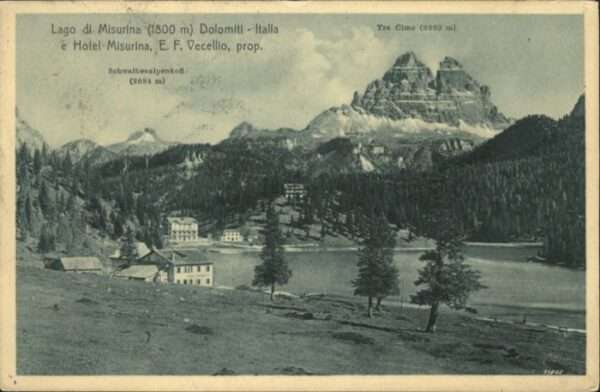 Lago Misurina Hotel Misurina Dolomiti Schwalbenalpenk