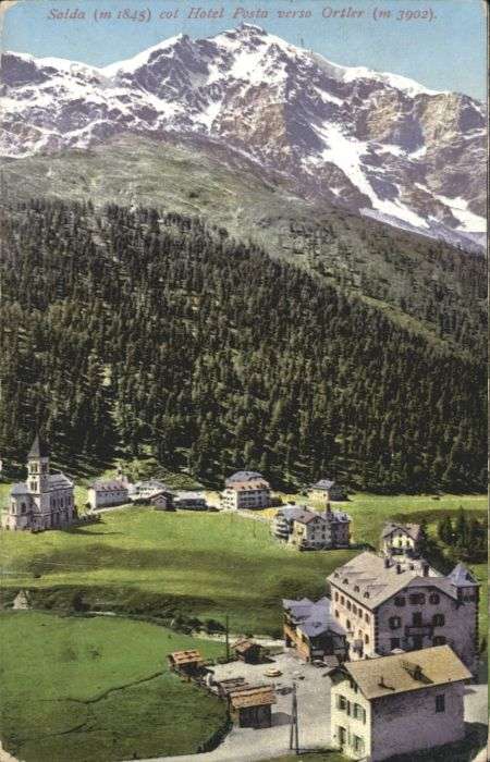 Solda Sulden Hotel Posta Ortler