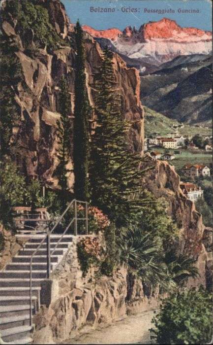 Gries-Quirein Bozen Passeggiata Guncina