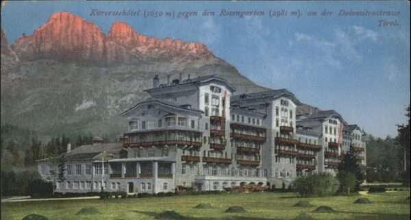 Karersee Karerseehotel Rosengarten Dolomitenstra