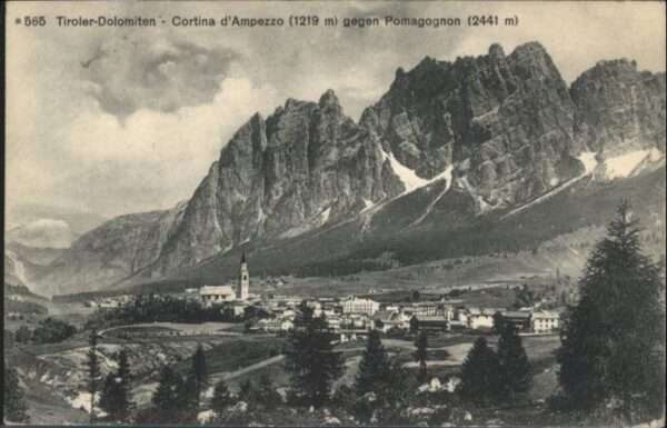 Cortina d Ampezzo Pomagognon Dolomiten Tirol