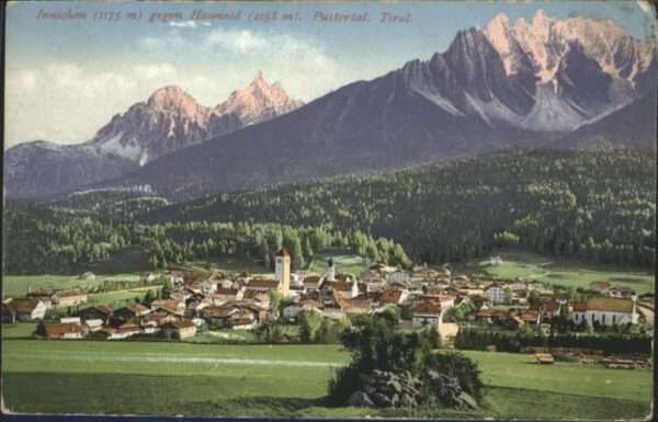 Innichen Suedtirol Haunold Pustertal Tirol