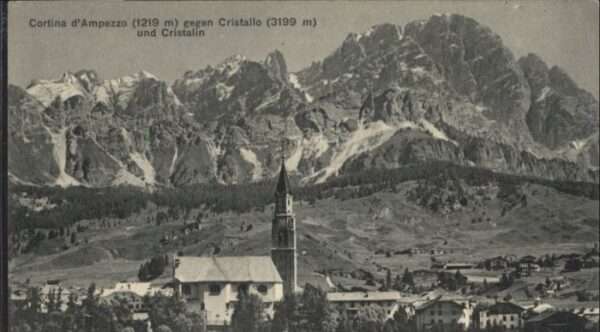 Cortina d Ampezzo Cristallo Cristalin