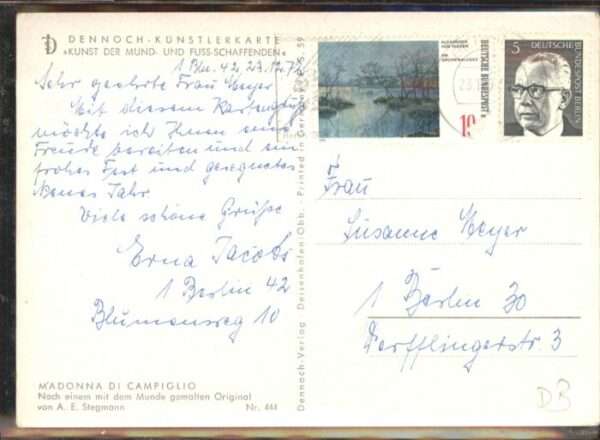 Madonna di Campiglio Künstler A. E. Stegmann – Bild 2