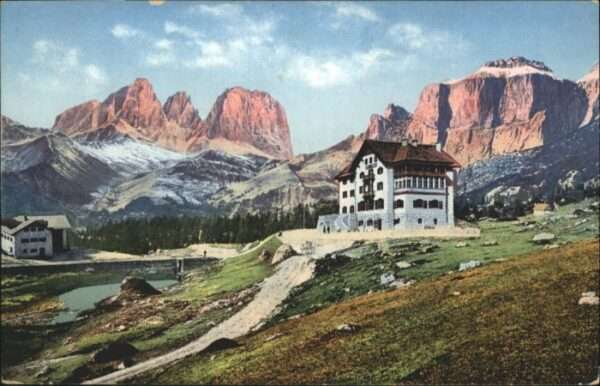 Langkofel Sassolungo Langkofel Hotel Pordoi Dolomitenstrasse
