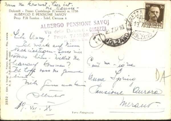 Passo Costalunga Dolomiti Albergo Pension Savoy – Bild 2