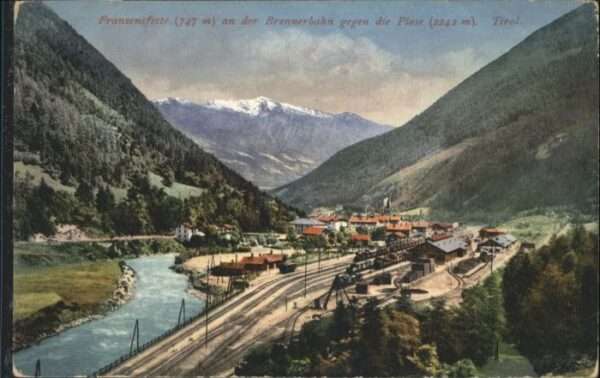 Franzensfeste Brennerbahn Bahnhof Plose Tirol