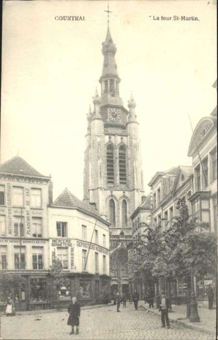 Courtrai KORTRIJK Flandre Belgie Courtrai Tour St. Martin
