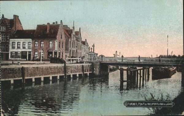 Furnes Pont Nieuport Rue Gare