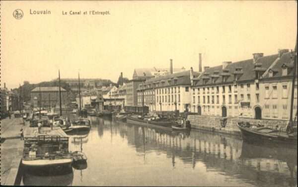 Louvain Flandre Louvain Canal Entrepot