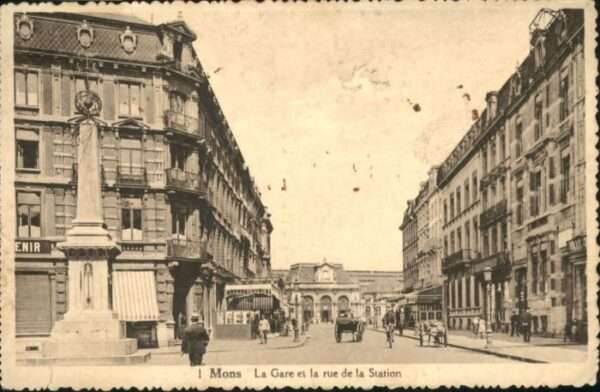 Mons Hainaut Mons Gare Rue Station Bahnhof