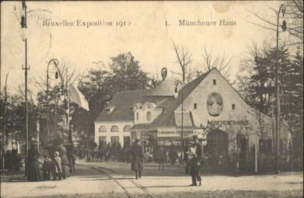 Bruxelles Bruessel Exposition Münchener Haus