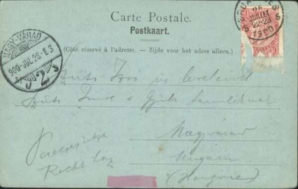 Bruxelles Bruessel Boulevard Anspach Mondscheinkarte – Bild 2