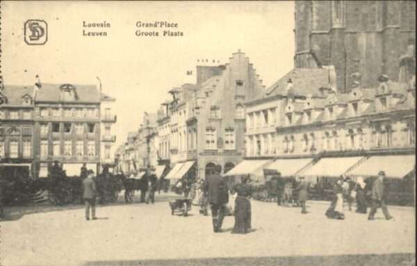 Louvain Flandre Louvain Leuven Grand Place Groote Plaat