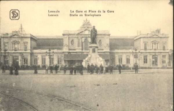 Louvain Flandre Louvain Leuven Gare Place Statie Statie