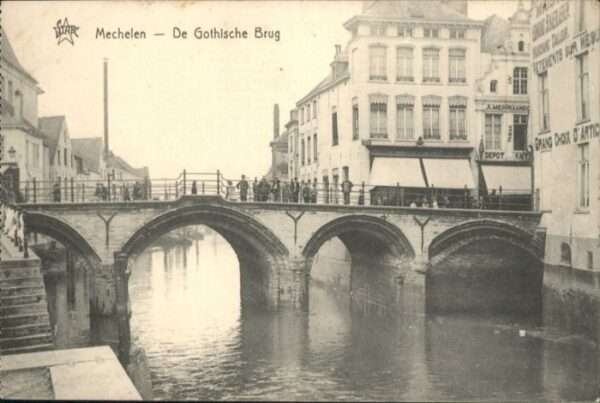 Mechelen Malines Mechelen Gothische Brug
