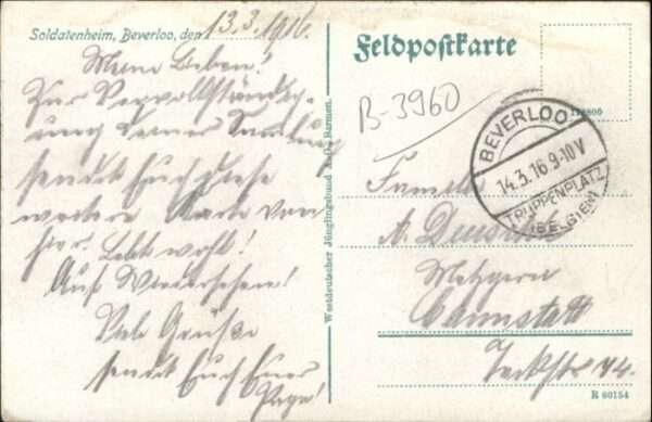 Beverloo Soldatenheim Kavallerie Lager Truppenüb – Bild 2