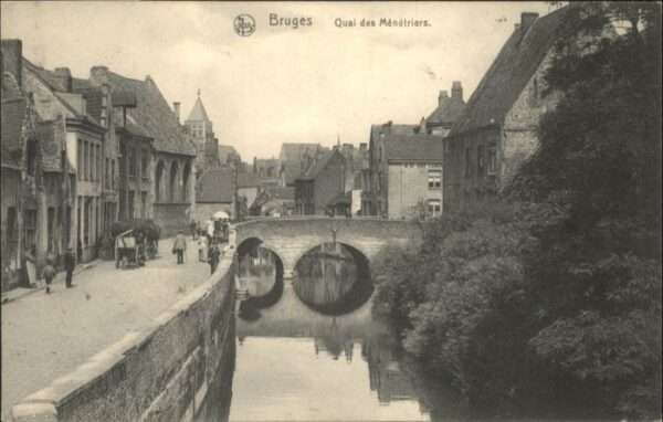 Bruges BRUGGE Belgie Bruges Quai Menetriers