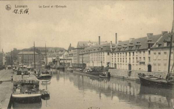Louvain Flandre Louvain Canal Entrepot