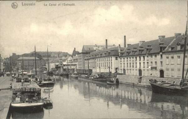 Louvain Flandre Louvain Canal Entrepot