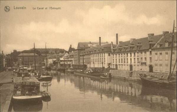 Louvain Flandre Louvain Canal Entrepot