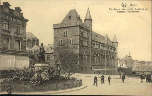 Gent Gand Flandre Gent Standbeeld van Lieven Bauwens Geer