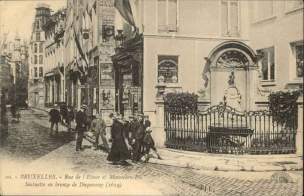 Bruxelles Bruessel Rue Etuve Manneken-Pis