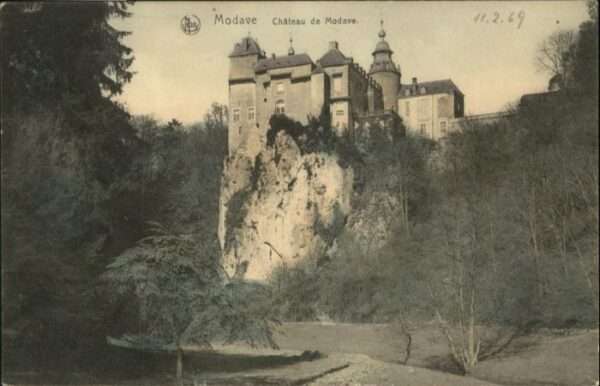Modave Chateau Modave Karte von ca. 1920