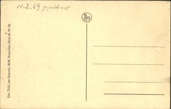 Modave Chateau Modave Karte von ca. 1920 – Bild 2
