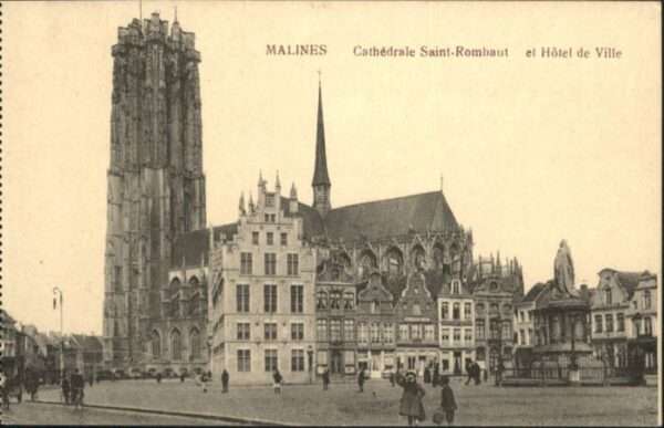 Malines Mechelen Flandre Malines Cathedrale Saint-Rombaut Hotel