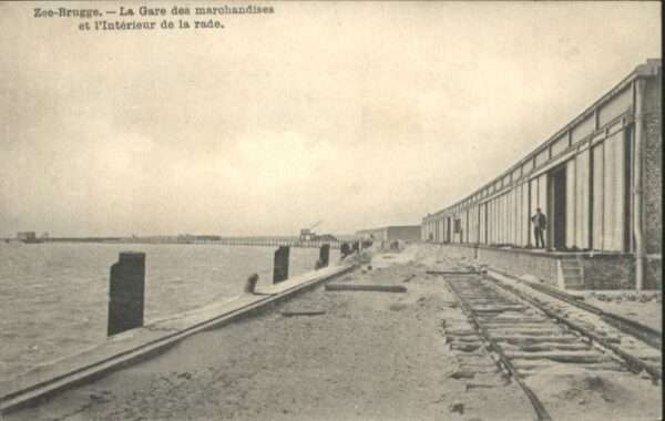 Zeebrugge Zee-Brugge Gare Marchandises Rade