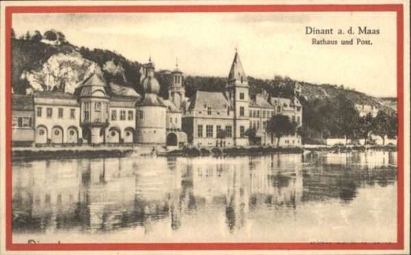Dinant Wallonie Dinant Maas Rathaus Post