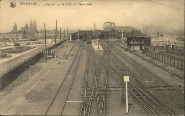 Oostende Ostende Oostende Havenstatie Bahnhof