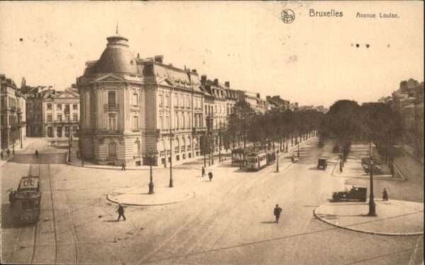 Bruxelles Bruessel Strassenbahn Avenue Louise