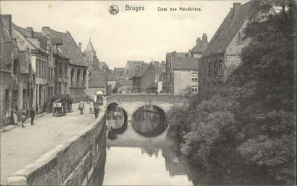 Bruges BRUGGE Belgie Bruges Quai Menetriers