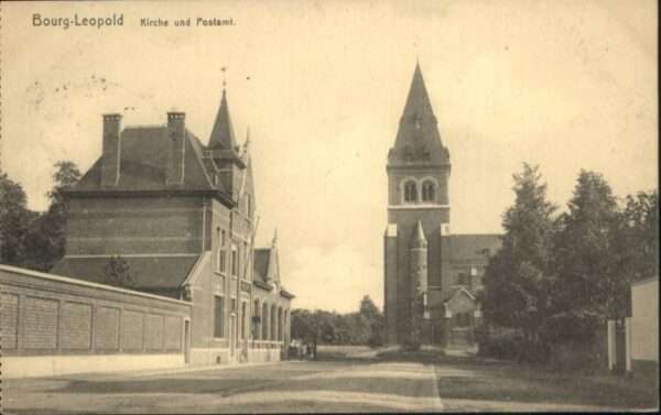 Bourg-Leopold Kirche Postamt