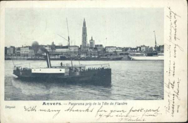Anvers Antwerpen Anvers Tete Flandre Dampfer
