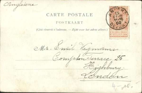 Anvers Antwerpen Anvers Tete Flandre Dampfer – Bild 2