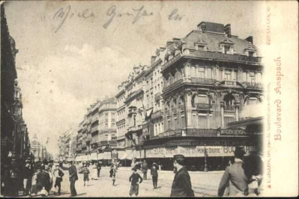 Bruxelles Bruessel Boulevard Anspach Rue Marche-aux-Herbes