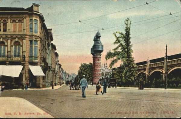 Anvers Antwerpen Anvers Chateau Eau Rue Simons