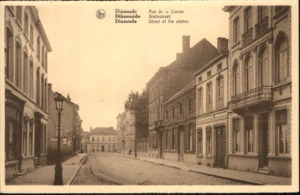 Dixmude Diksmuide Rue Station Statiestraat