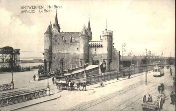 Antwerpen Anvers Steen Strassenbahn