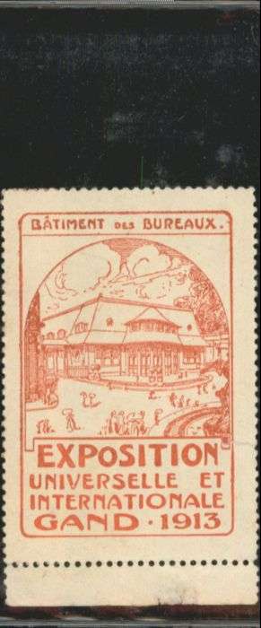Gand Belgien Gand Werbemarke Expostition Universelle