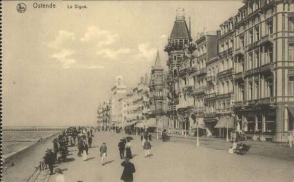 Ostende Oostende Ostende Digue