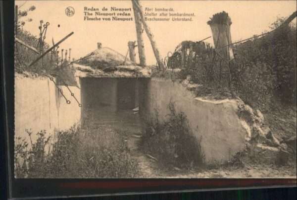 Nieuport-Bains Nieuport Redan Flesche Abri Unterstand