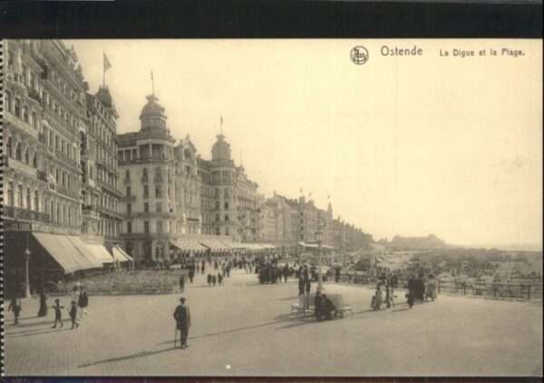Ostende Oostende Ostende Digue Plage