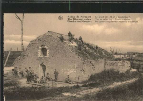 Nieuport-Bains Nieuport Redan Flesche Abri Unterstand