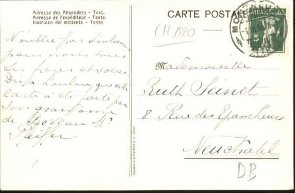 Yvoire Thonon-les-Bains 74 Haute-Savoie Montreux [Stempelabschlag] Yvoire – Bild 2