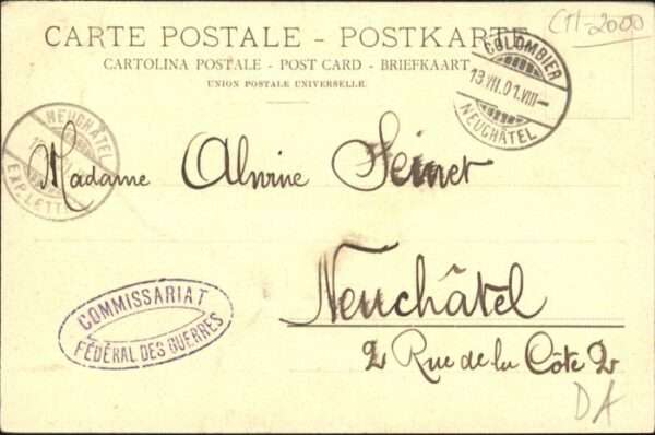 Neuchatel NE Neuchatel [Stempelabschlag] – Bild 2